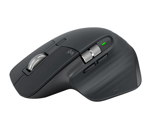 Logitech Master Series MX Master 3S for Business Mouse ergonomic right-handed optical 7 buttons wireless Bluetooth 