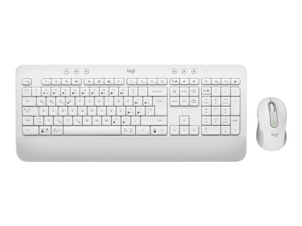 Logitech klávesnice s myší Wireless MK650 Signature - bezdrátová/Logitech bolt/Bluetooth/ CZ/SK/OFFWHITE