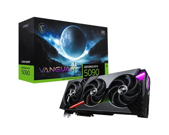 MSI GeForce RTX 5090 VANGUARD/OC/32GB/GDDR7
