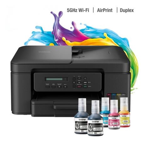 Brother MFC-T930DWYJ1 (tisk./kop./sken./fax) ink benefit plus, 17 stran/min, Duplex, ADF, WiFi, LAN, 128MB,  černá