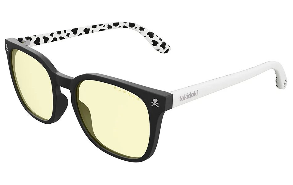 GUNNAR kancelářske/herní brýle  MOZZARELLA ONYX/LATTE jantarová skla BLF 65 GUNNAR focus