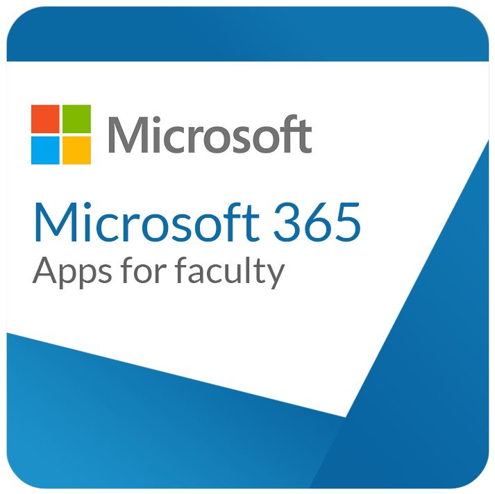 Elektronicky: Microsoft CSP Microsoft 365 Apps for faculty (pro školy) předplatné 1 rok, vyúčtování ročně