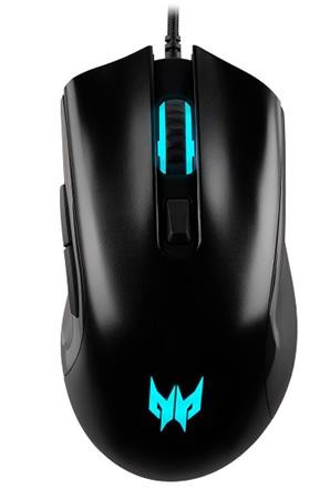 Acer PREDATOR CESTUS 333 herní myš, drátová, konektor USB 2.0, 5 levels DPI max 16000dpi 
