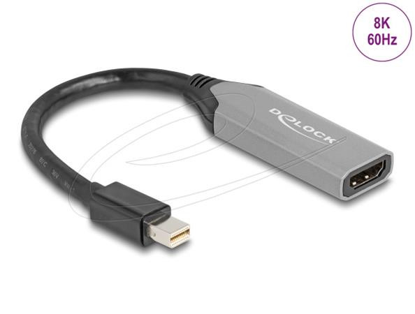 Delock Adaptér z portu Mini DisplayPort na HDMI, 8K, s HDR