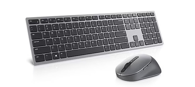 Dell Pro Plus Keyboard and Mouse - KM7321W - US International (QWERTY)