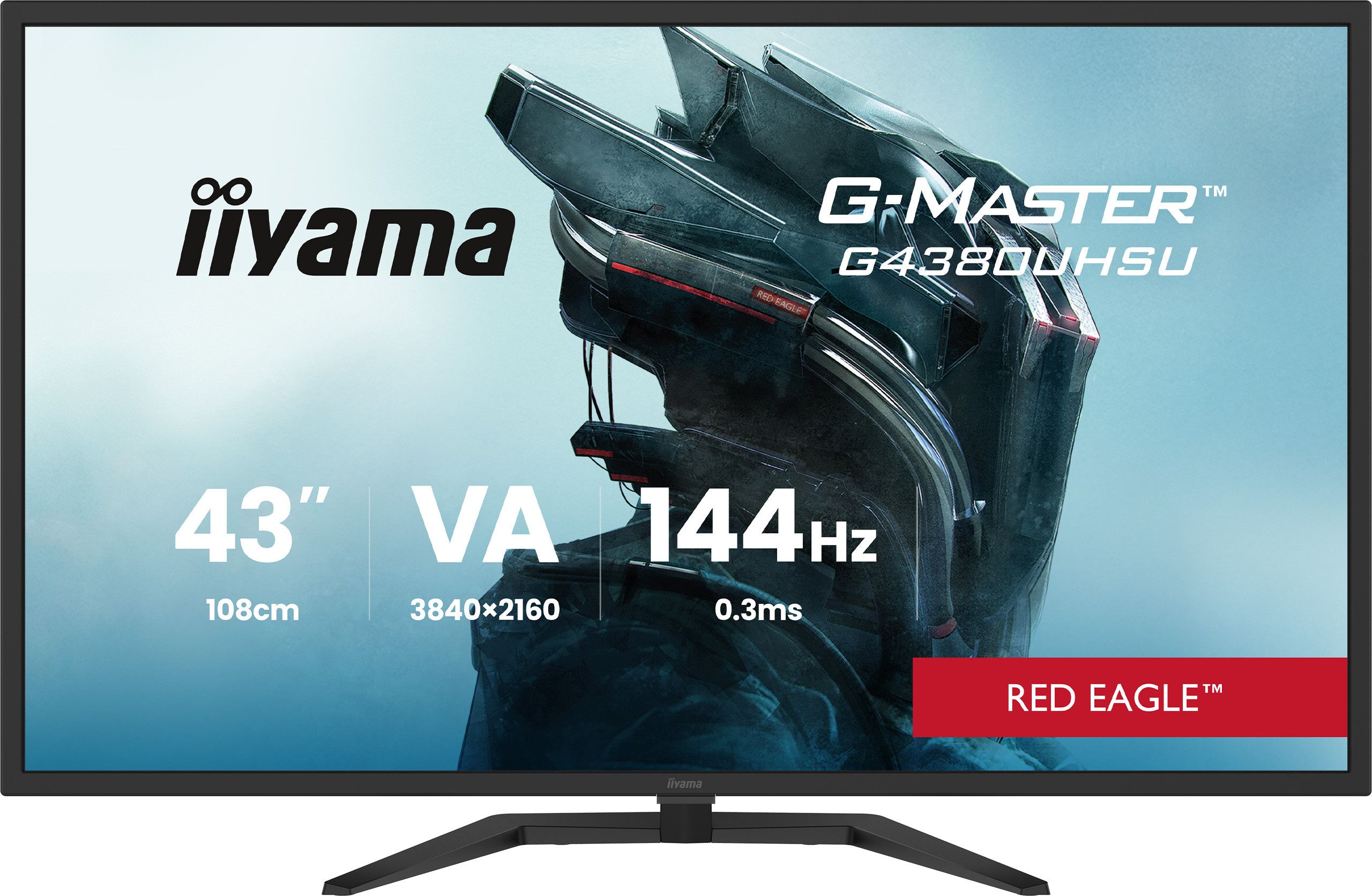 iiyama G-Master/G4380UHSU-B2/42,5"/VA/4K UHD/144Hz/0,3ms/Černá/3R