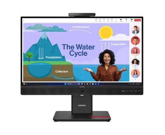 Lenovo LCD T24D-4v 23,8" 23,8"FHD IPS/1920x1080/6ms/250nits/1500:1/Repro/HDMI/2xDP/3xUSB-C/3xUSB/RJ45/Pivot/VESA/černá