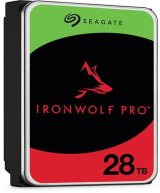 Seagate IronWolf Pro 28TB,  3.5", SATA III, 275 MB/s, cache 512 MB, 7200 ot/min