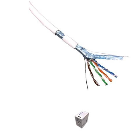 DATACOM FTP drát CAT5E PVC,Eca 305m box bílý