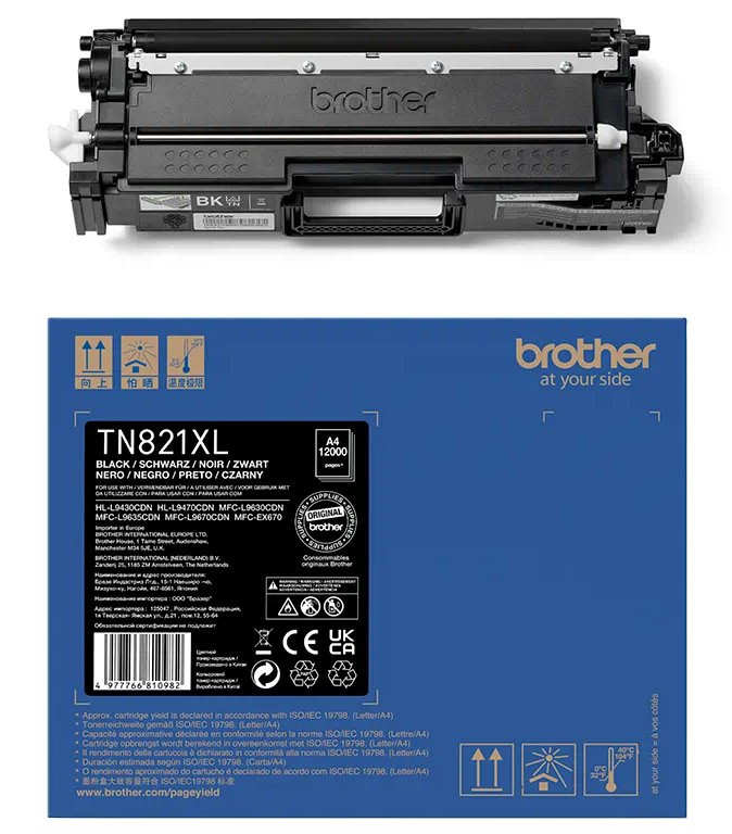 BROTHER toner TN-821XLBK, black, 12000str., HL-L9430CDN, HL-L9470CDN, MFC-L9670CDN, O