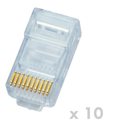 DATACOM Plug UTP CAT5E 10p10c- RJ50 lanko (10ks)