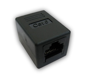 DATACOM Spojka UTP CAT6  2xRJ45 (8p8c) přímá, černá