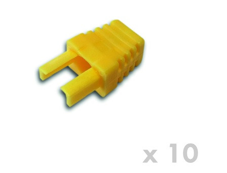 DATACOM Manžetka pro plug RJ45  žlutá (10ks)
