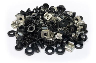 DATACOM Montážní sada  M6  (50ks / bal.) - 12mm BLACK