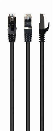 GEMBIRD S/FTP Cat. 6A LSZH patch cord černý 0,25m