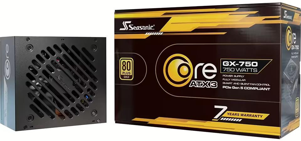 SEASONIC zdroj 750W Core GX-750, ATX 3.1, 80+ Gold