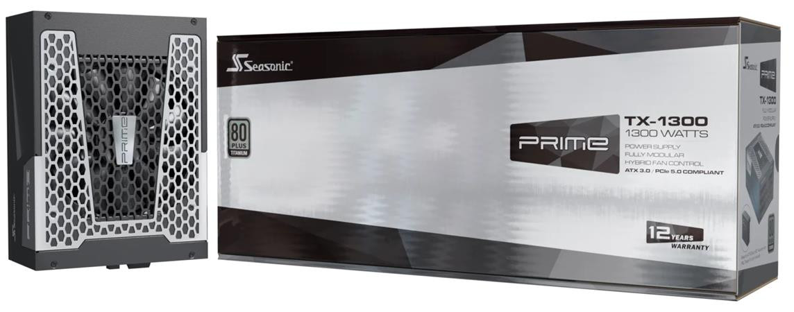 SEASONIC zdroj 1300W Prime TX-1300, ATX 3.0, 80+ Titanium