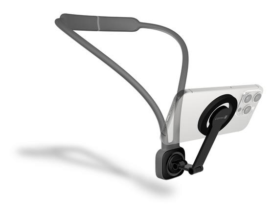 CONNECT IT MagSafe POV magnetický držák telefonu na krk ŠEDÝ