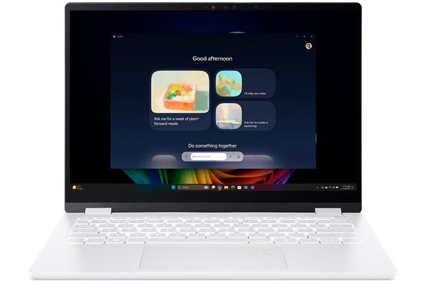 Acer Swift Edge 14 AI (SFE14-51T-75NM) Copilot+ PC Core Ultra 7 256V/16GB/512GB SSD/14" WQ2.8K OLED/Win 11 Home/bílá