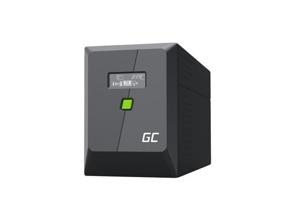 Green Cell Záložní zdroj UPS 2000VA 1200W PowerProof s LCD displejem