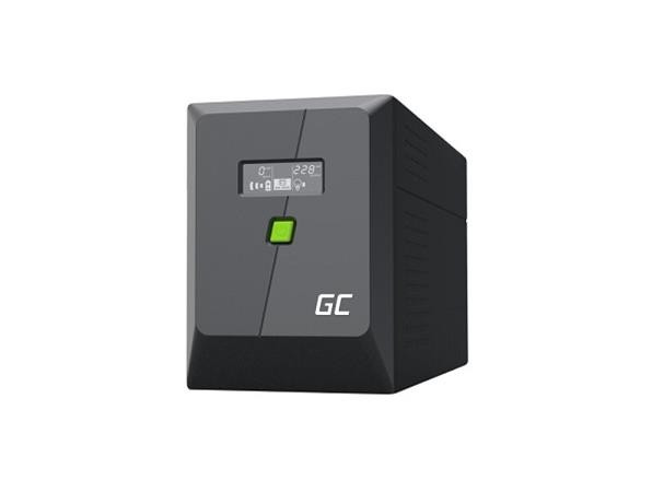 Green Cell Záložní zdroj UPS 2000VA 1400W PowerProof s LCD displejem