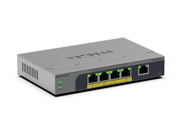 Netgear 5PT GIGABIT UNMANAGEABLE PLUS SWITCH W/ POE+ 