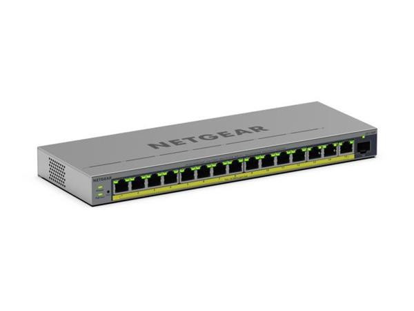 Netgear 16PT GIGABIT UNMANAGEABLE PLUS SWITCH W/ POE+ 