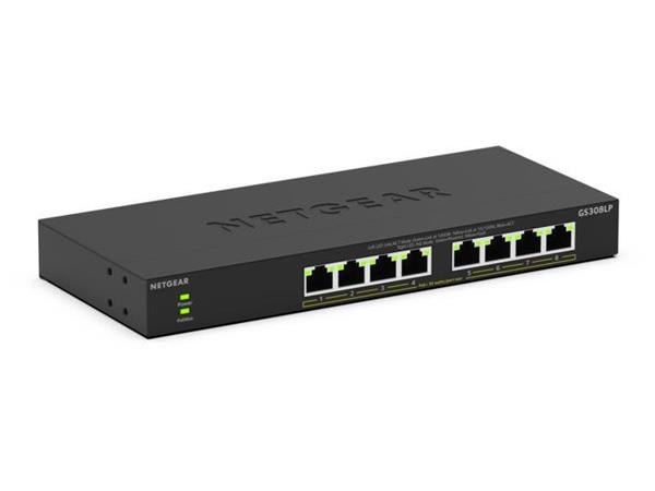 Netgear 8PT GIGABIT UNMANAGEABLE SWITCH POE+ 