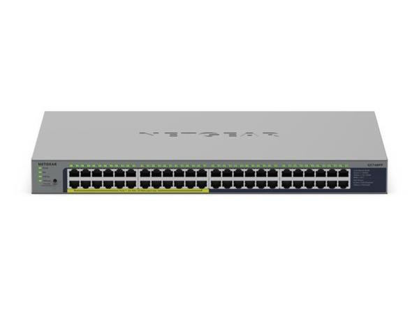 Netgear 48PT GIGABIT UNMANAGEABLE PLUS SWITCH W/ POE+ 