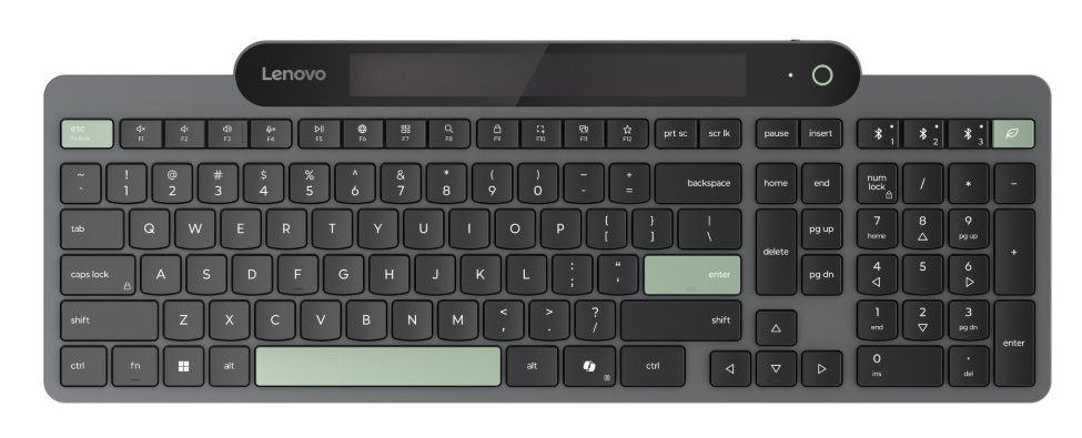 Lenovo Self-Charging Bluetooth Keyboard - Czech