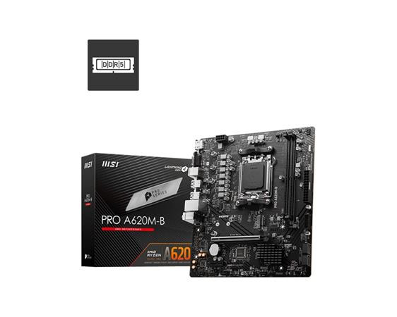 MSI PRO A620M-B/AM5/2x ddr5/mATX