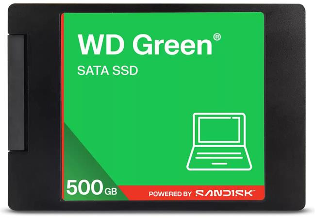 WD GREEN SSD 3D NAND WDS500G5G0A 500GB, SATA III 6 Gb/s, 545MB/s, 2.5"