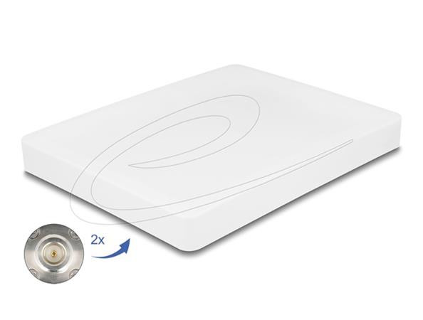 Delock Anténa WiFi 6 MIMO 2 x N, zásuvka, 8 dBi, venkovní směrová, montáž na sloup