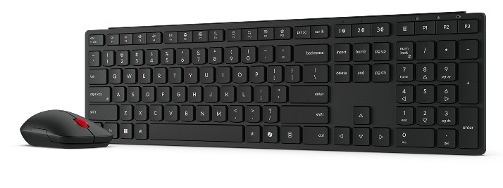 Lenovo bezdrátová profesionální sada klávesnice a myši Multi-Mode 6000 – česká / slovenská lokalizace