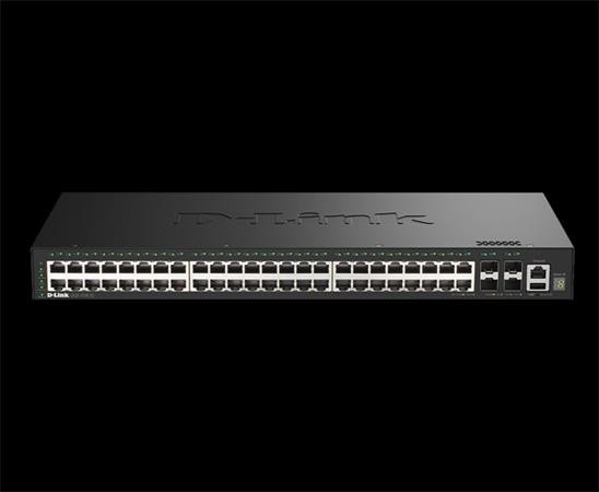 D-Link 48 Ports GE + 4 Ports 10G SFP+ Smart Managed Switch - DGS-1530-52/E