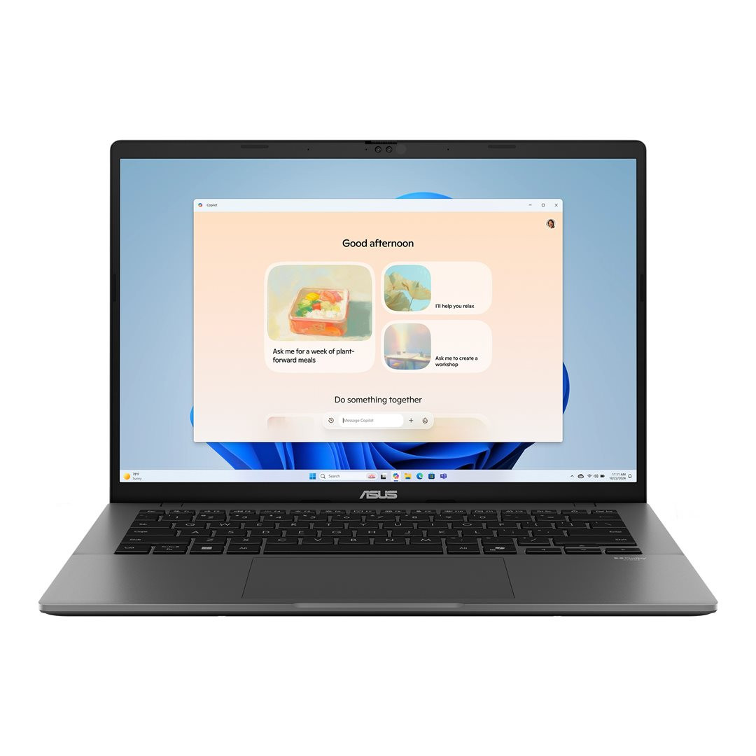ASUS Vivobook S14 - Ryzen AI 7 445/32GB/1TB SSD/14"/WUXGA/OLED/2y PUR/Win 11 Home/šedá