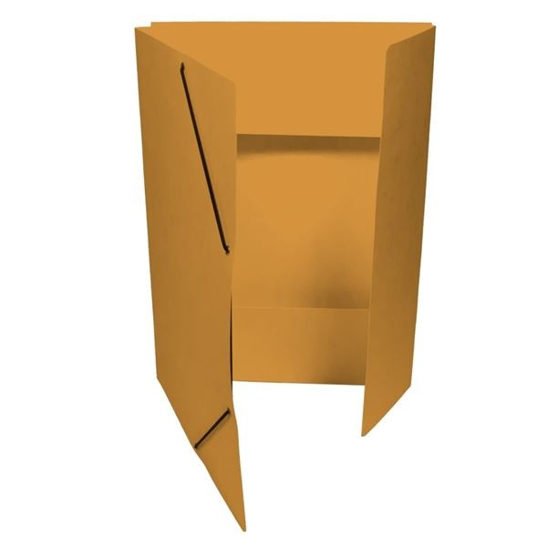 Prešp.desky se 3 chlopn.a gumičk.,A4,oranž,20 ks