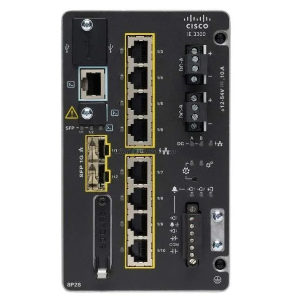 Cisco Catalyst IE3300 průmyslový switch 8 GE Copper and 2 GE SFP, Modular, NE
