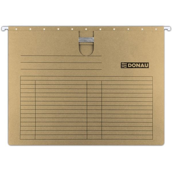 Závěsné desky Donau - A4, 230 g/m2, hnědé