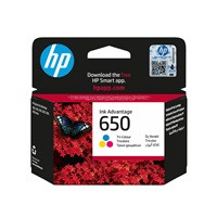 HP 650 Black Ink Cart, 6,5 ml, CZ101AE (360 pages)