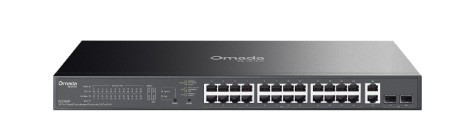 TP-Link ES228GP Omada 28portový gigabitový Easy Managed switch s 24 porty PoE+