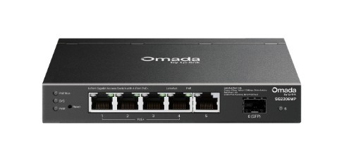 TP-Link SG2206MP Omada Access 6portový gigabitový switch se 4 porty PoE+