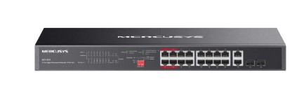 TP-Link Mercusys MS120GP 20portový gigabitový rackový switch s 16 porty PoE+