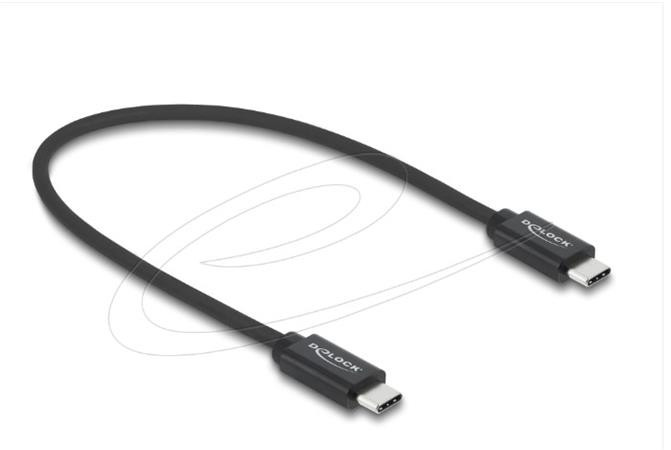 Delock Koaxiální kabel USB 40 Gbps USB PD 3.1 240 W 0,5 m