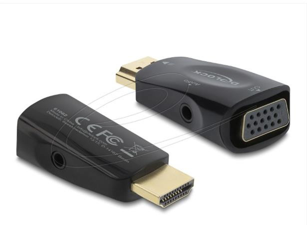 Delock Adaptér HDMI na VGA s audio