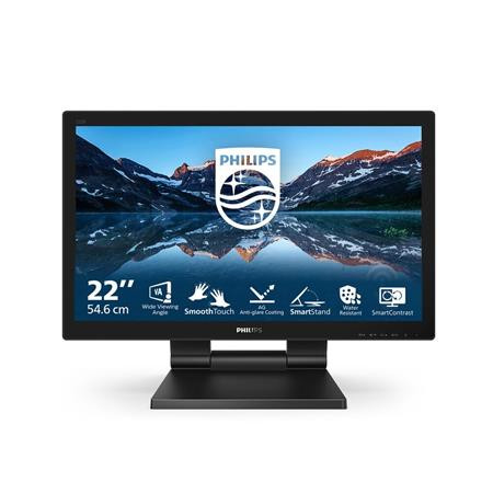 Philips LCD 222B9TA 21,5" VA 16:9 Touch/1920x1080@60Hz/2ms/250cd/VGA/HDMI/DP/2xUSB/Repro/HAS/VESA