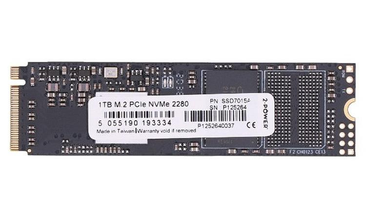 2-Power 2P-00UP736 SSD 1TB M.2 PCIe NVMe 2280