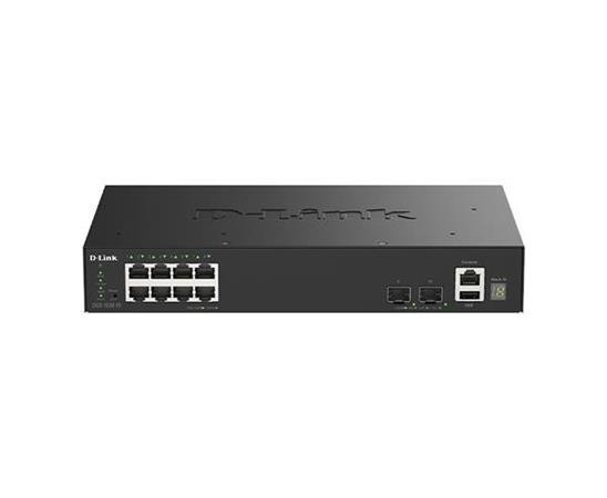 D-Link 8 Ports GE + 2 Ports 10G SFP+ Smart Managed Switch - DGS-1530-10/E