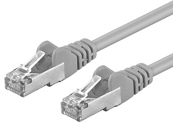 Premiumcord Patch kabel CAT 6a S-FTP,RJ45-RJ45,LSOH, AWG 26/7 2m šedá