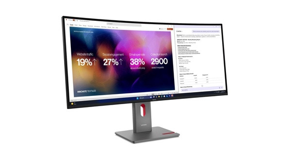 Lenovo LCD P40WD-40 39,7" IPS/5120x2160/4ms/400cd/2000:1/HDMI/DP/USB-A/USB-B/USB-C/RJ-45/VESA/Pivot/Repro